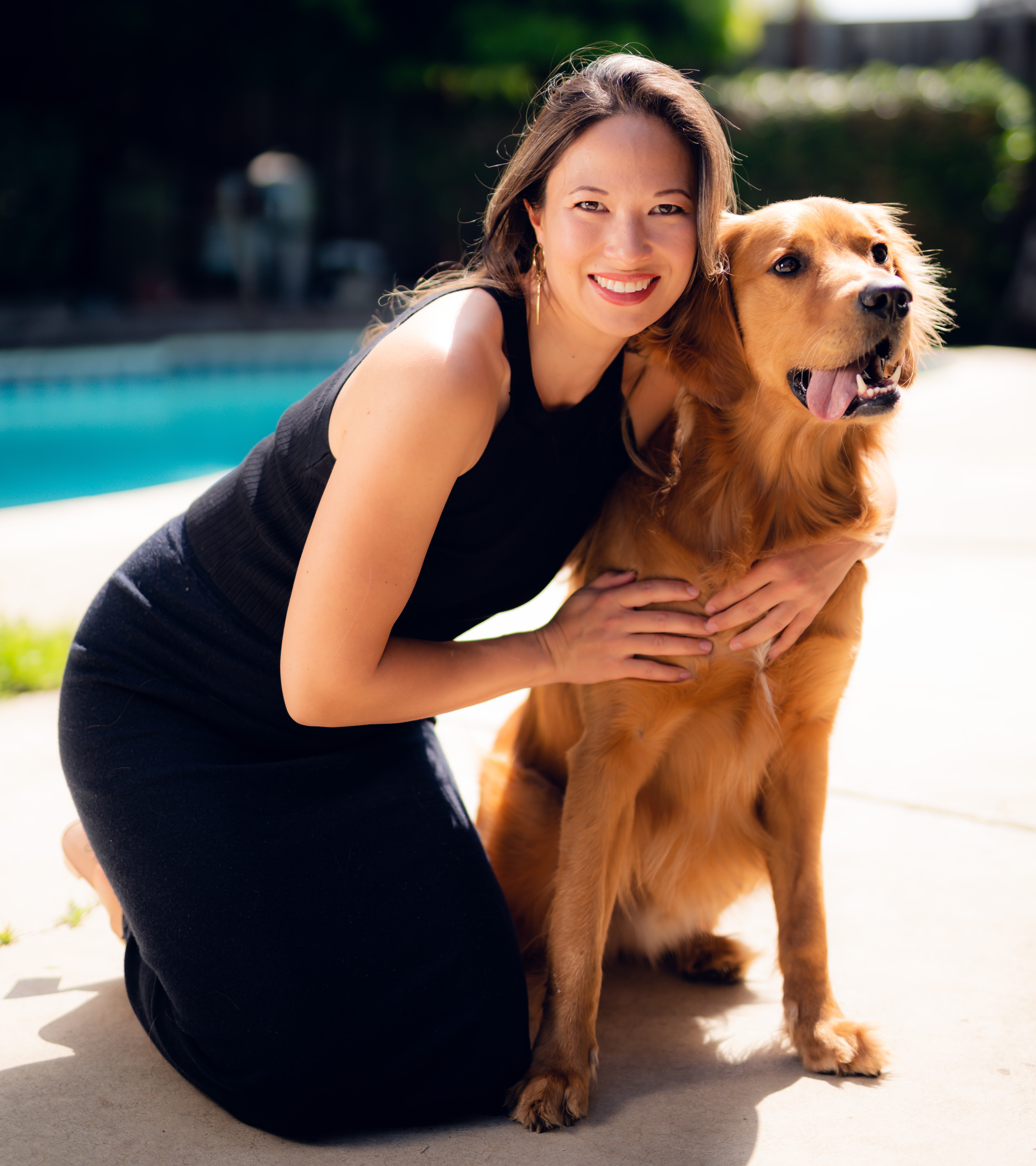 Katie Kormanik with her dog
