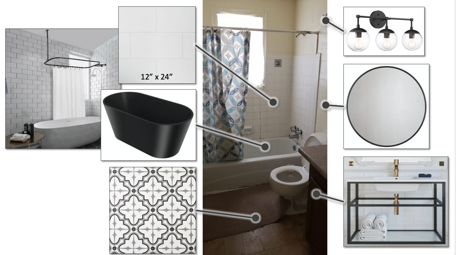 Bathroom concept plan