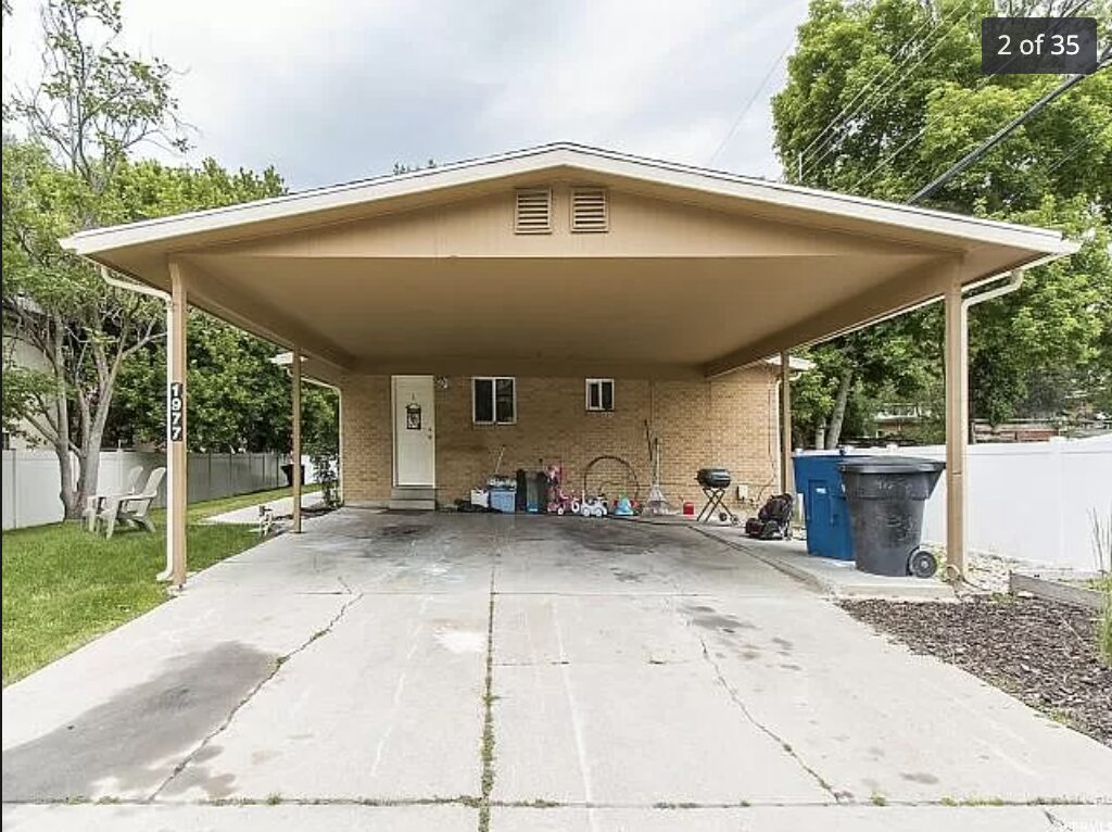 Carport before