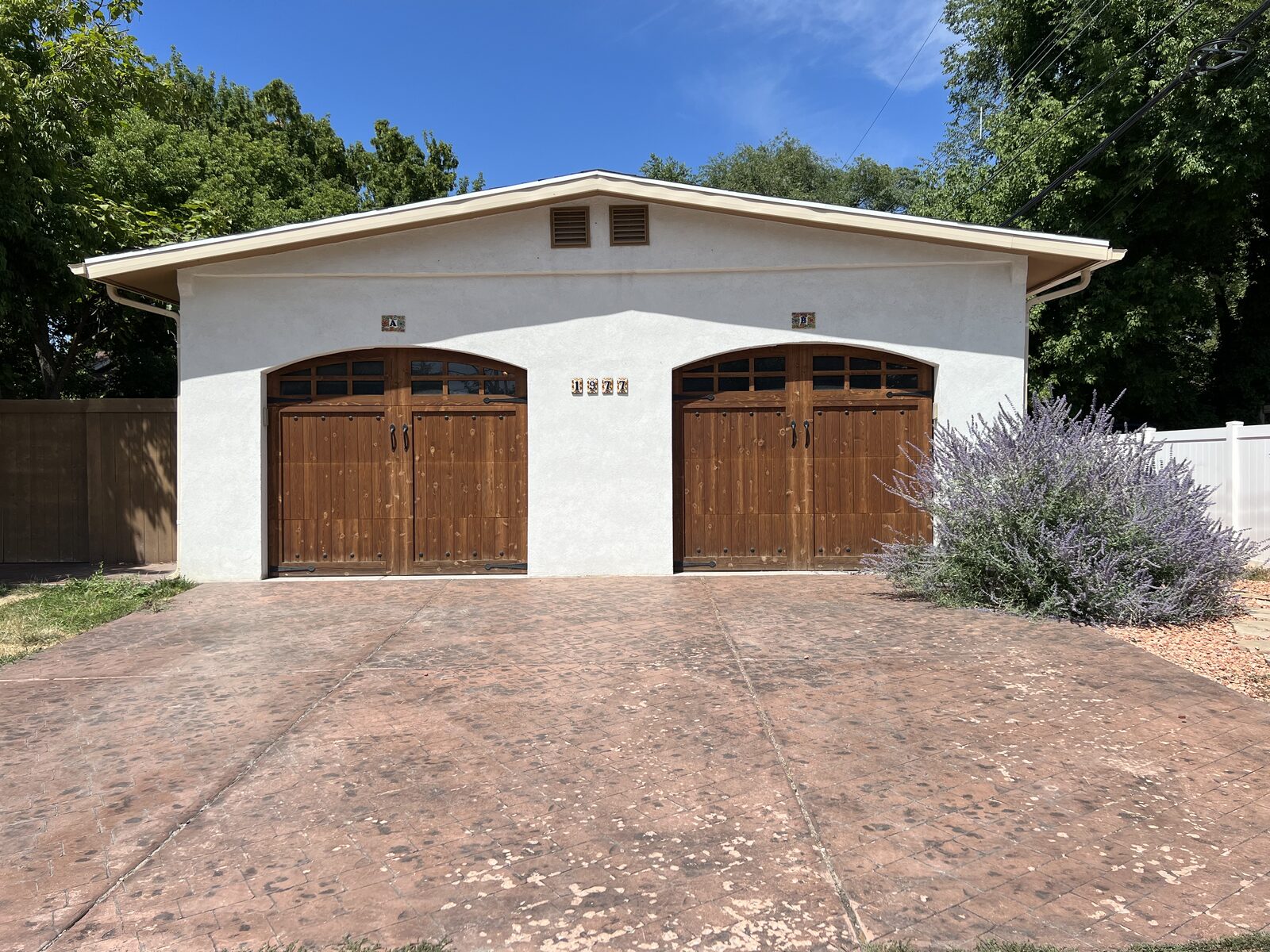 Carport after