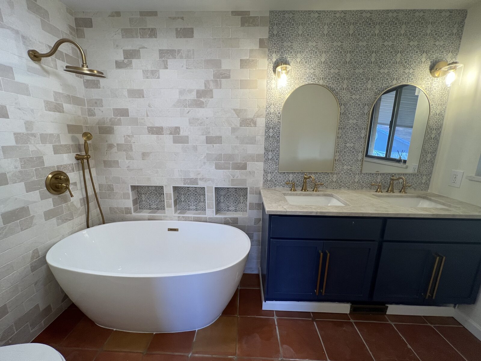 Master bathroom after
