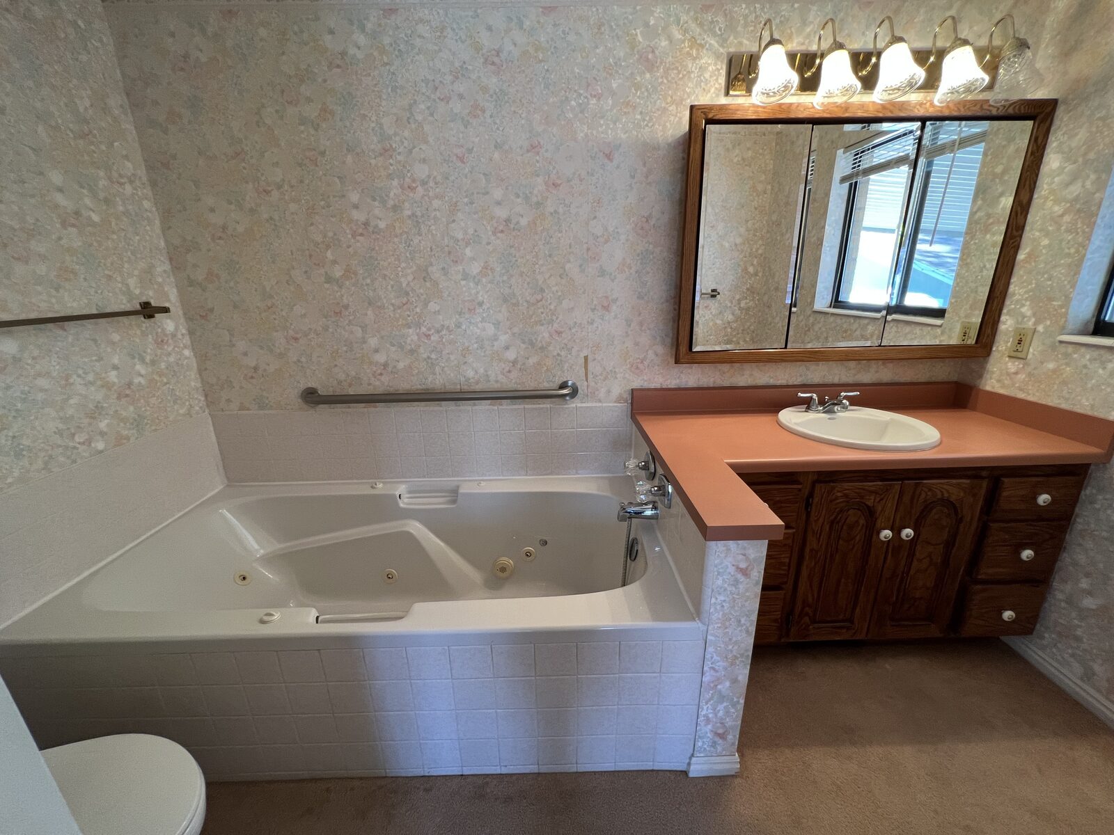 Master bathroom before